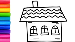 Drawing Painting Coloring Farm for Kids and Toddlers Learn Easy Painting