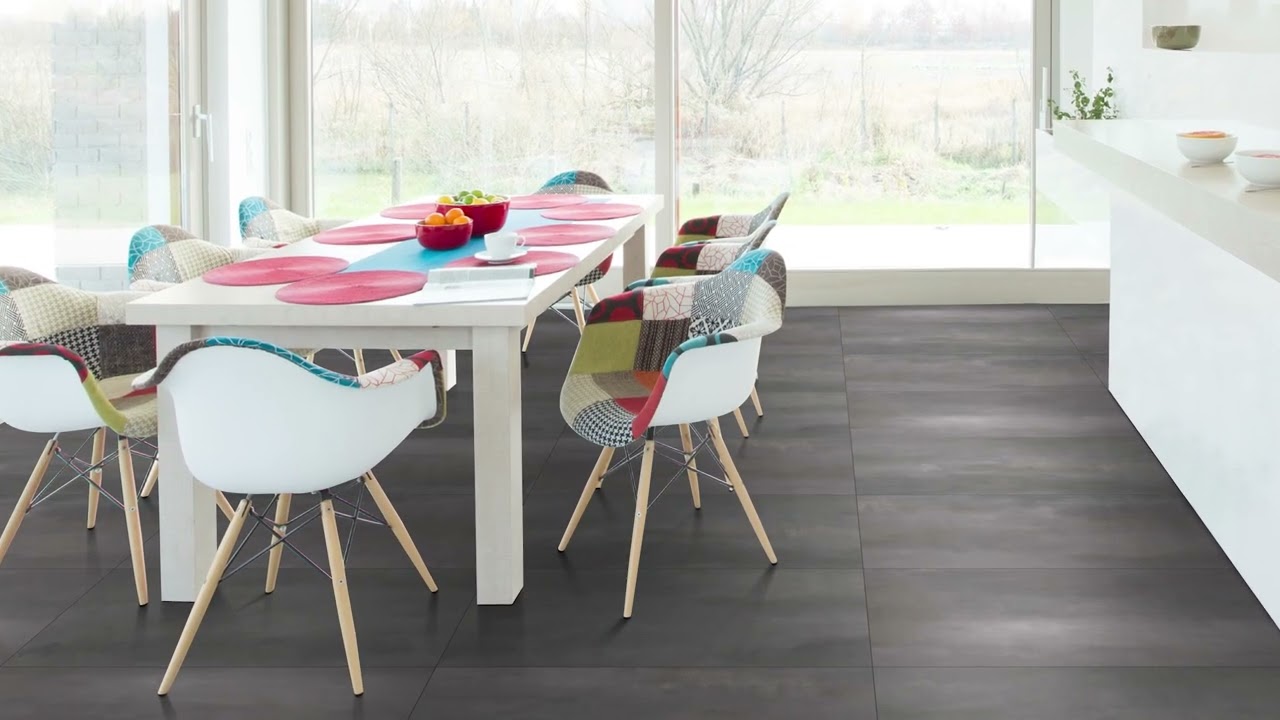 Magnum Charcoal Matt Glazed EcoTec Porcelain Tile 590 x 1190mm