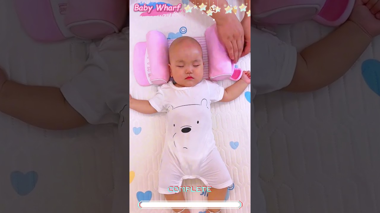 Is your baby’s head always tilting while asleep? Try Baby Head Support Pillow ! 