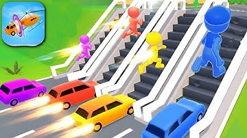 Shape shifting 🏃‍♂️🚗🚲🚦All Levels Gameplay Walkthrough Android,ios Max Level Ep203