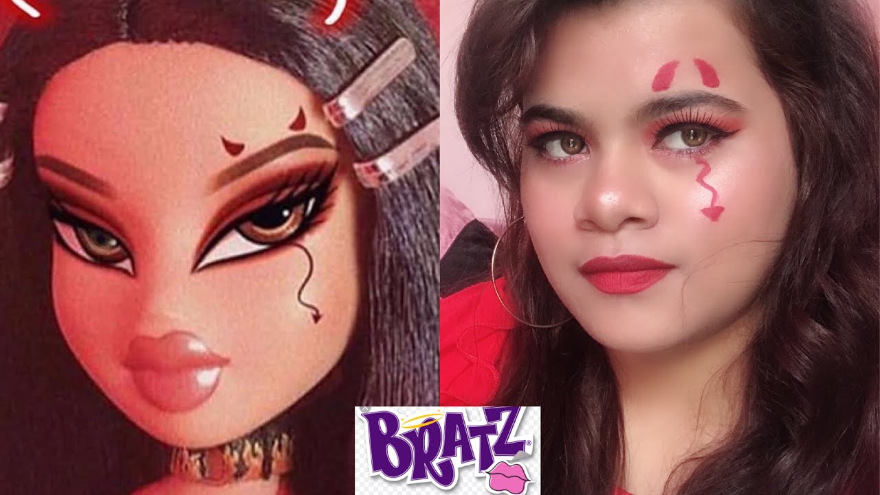 BRATZ Doll Makeup Transformation Challenge|| In Hindi || In Simple and ...