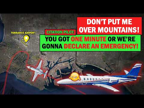 Angry Pilot Yelling at Controller Threatens to Declare Emergency - and he does!