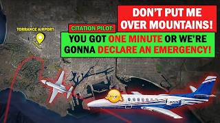Angry Pilot Yelling at Controller Threatens to Declare Emergency - and he does!