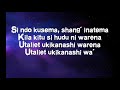 MBOGI GENJE X KHALIGRAPH JONES - WARENA  LYRICS (Official LYRICAL Video)