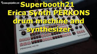 Superbooth21 Erica Synth Pērkons Drum Machine And Synthesizer