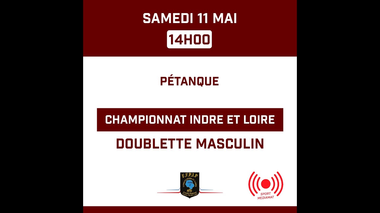 Miniature : Pétanque - Championnat Indre et Loire - Doublette Masculin