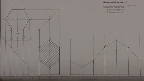 How to draw a Sectional Hexagonal Prism (N5 Graphics)
