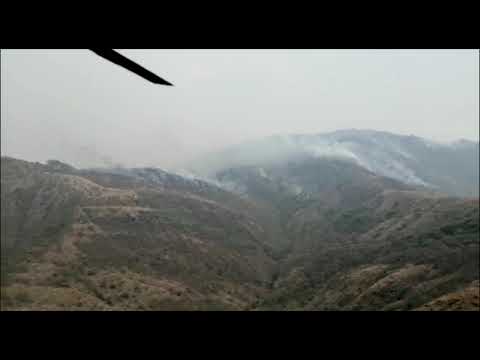 SEMAR apoya en la extinción de incendios en el Parque Nacional del Cañón del Sumidero