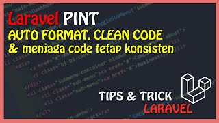 Laravel Tutorial : Laravel Pint | Clean Code, Auto Formatter & Menjaga Kodingan Tetap Konsisten