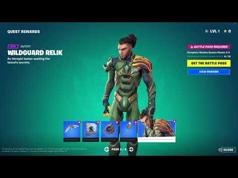 WILDGUARD RELIK in Fortnite Chapter 4 Season 3 Battle Pass ! Fortnite