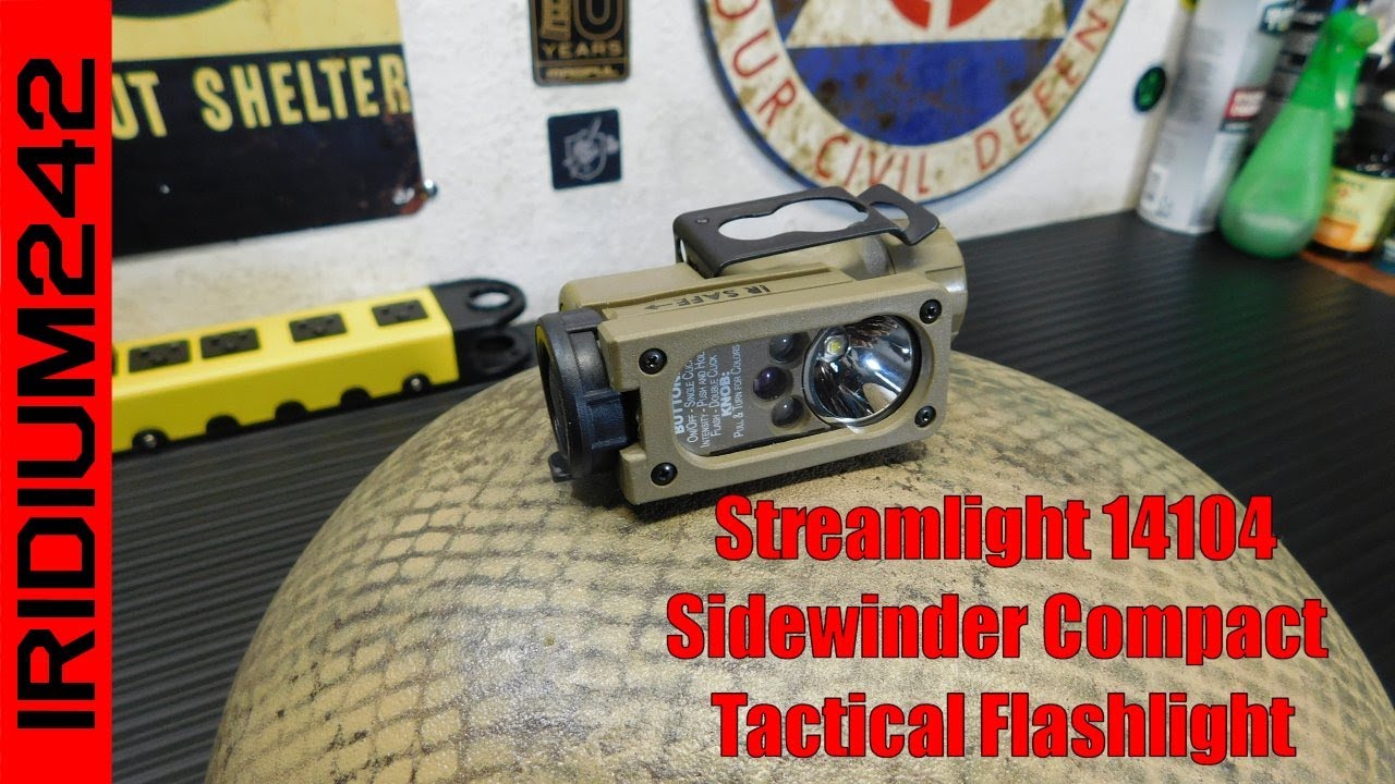 Streamlight 14104 Sidewinder Compact Tactical Flashlight ARO News