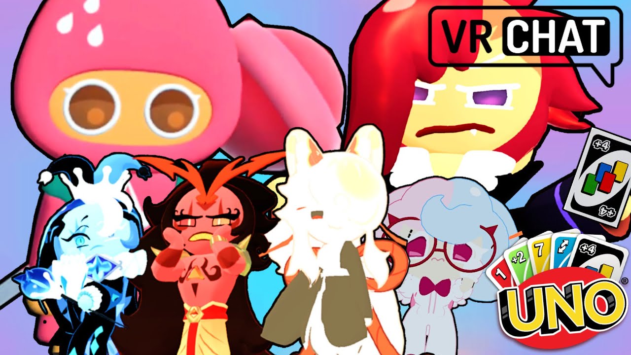 Just A Casual Game Of || UNO (VR Chat) #cookierunkingdom