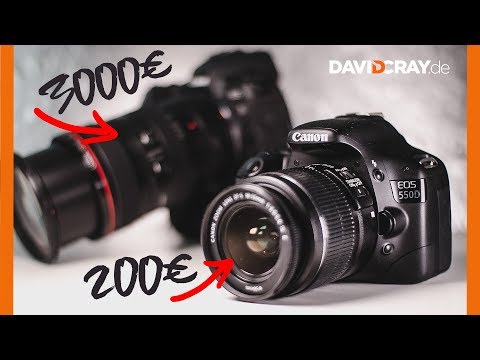 BILLIG vs. TEUER: Erkennst du den Unterschied? 200€ vs. 3000€ Kamera