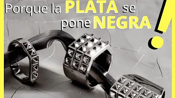 ¿La plata auténtica se vuelve negra?