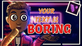 3 Ways to ANIMATE Your TEXT using MOTION NINJA