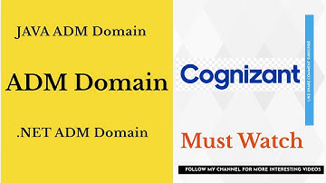 A Complete Info about .NET & JAVA ADM Domain in Cognizant | ADM vs FSE | Rashmi Singh (CSR)