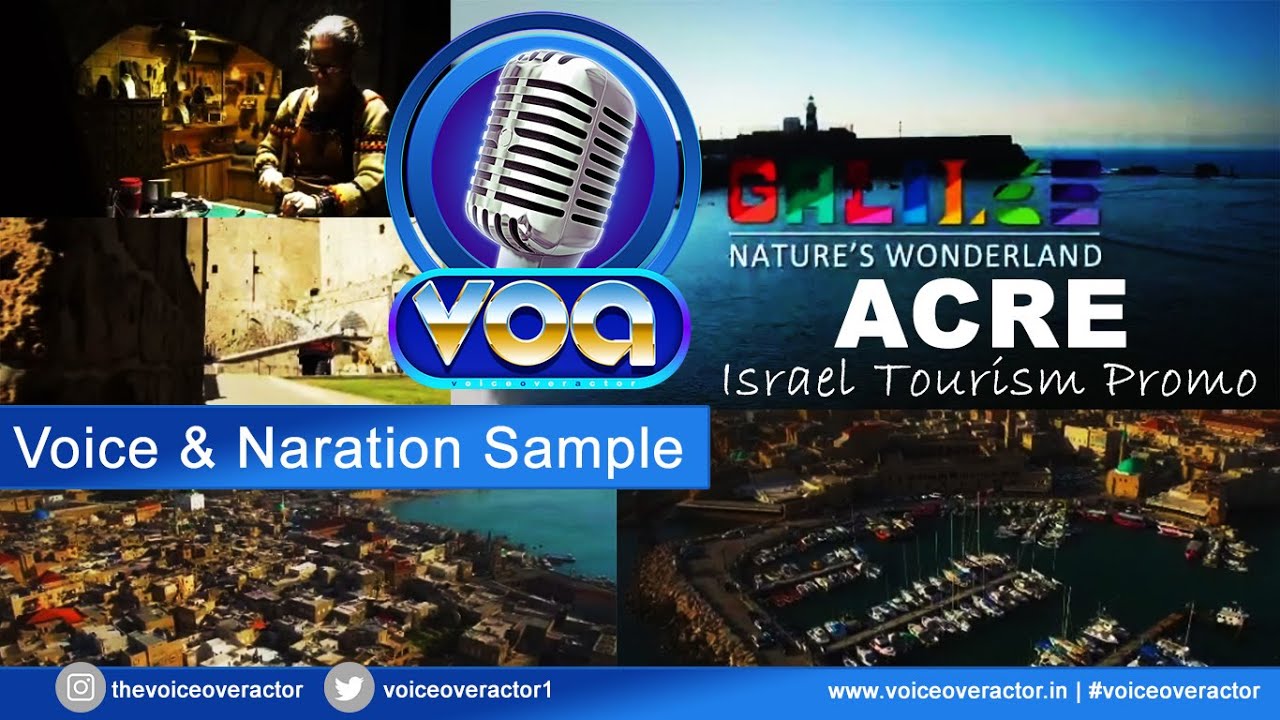 Voiceover Actor Acre Israel Tourism Destination Promo Voice