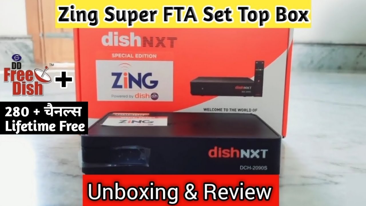 Zing Super FTA Set Top Box Unboxing and Review in Hindi || World TecHelper ||