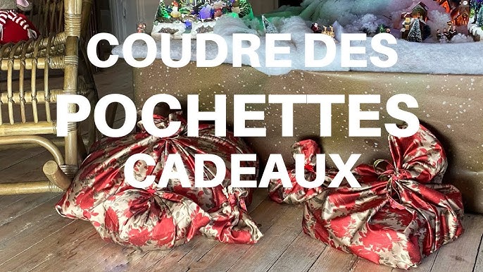 Une enveloppe cadeau en tissu pour Noël - Les créations d'Ulane