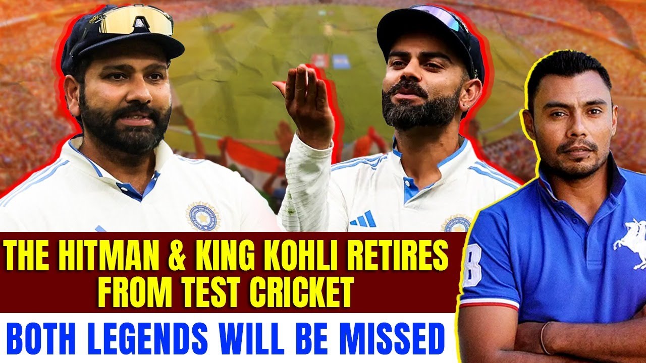 The Hitman & King Kohli retires from Test cricket/Both Legends will be missed.