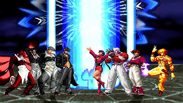 [KOF Mugen] Iori Yagami Team vs Super Orochi Team