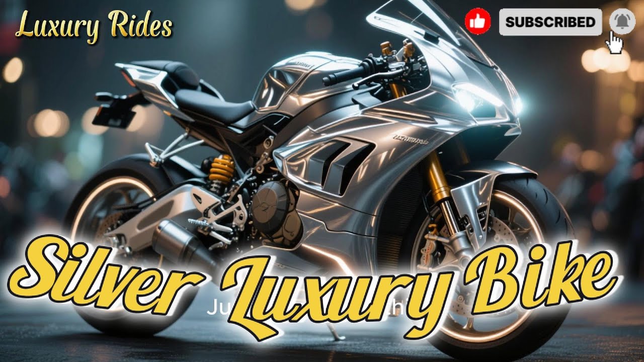 This Silver Luxury Bike Is Insane ...