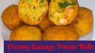 Creamy Sausage Potato balls: This recipe will make you drool