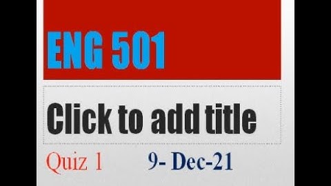 ENG501 History of English Language Quiz No 1 Solution