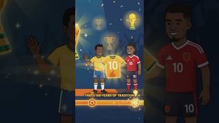 Why Is Football’s Number 10 So Special? ⚽ The Secret Behind The Legendary Jersey #fifaworldcup
