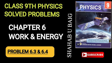 Physics 9 numerical 6.3 and 6.4 | class 9 physics chapter 6 numericals