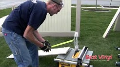 Vinyl Fence Installation BestVinyl.com (Part 2 of 2)