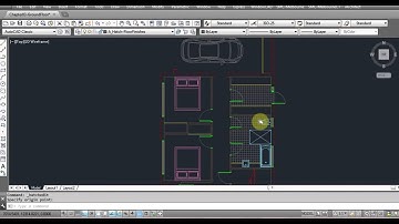 AutoCAD Tutorial for Beginners Training - Chapter03 Exercise - Ground Floor Plan Hatch HD
