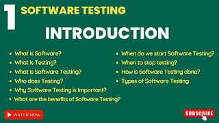 QA manual testing tutorial for beginners | Software Testing Tutorial For Beginners | Introduction