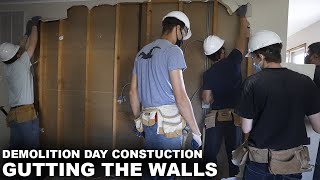 Demolition Day With PAC House Students From District 214 Week 1