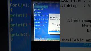 Pattern in C Language ‍ #pattern #programming #computer #youtubeshort #shorts #shortvideo