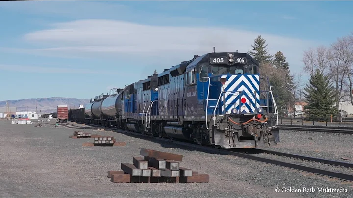 [4K] Montana Rail Link & BNSF Trains, Livingston &...