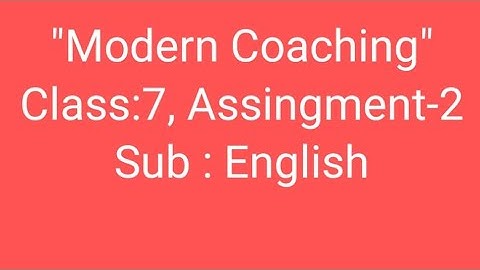 class:7 ,English assignment. 3 Stap.