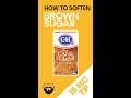 How to Soften Brown Sugar #shorts