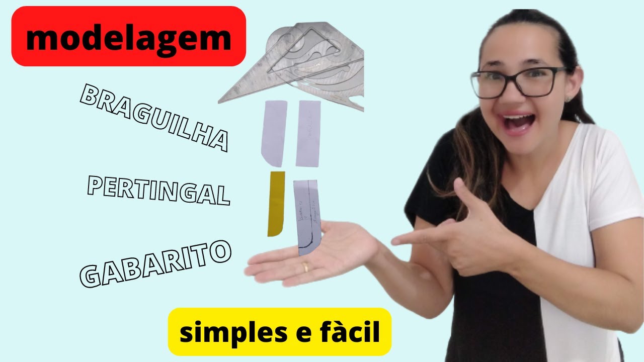 📐como fazer a modelagem da braguilha da calça+gabarito e pertingal