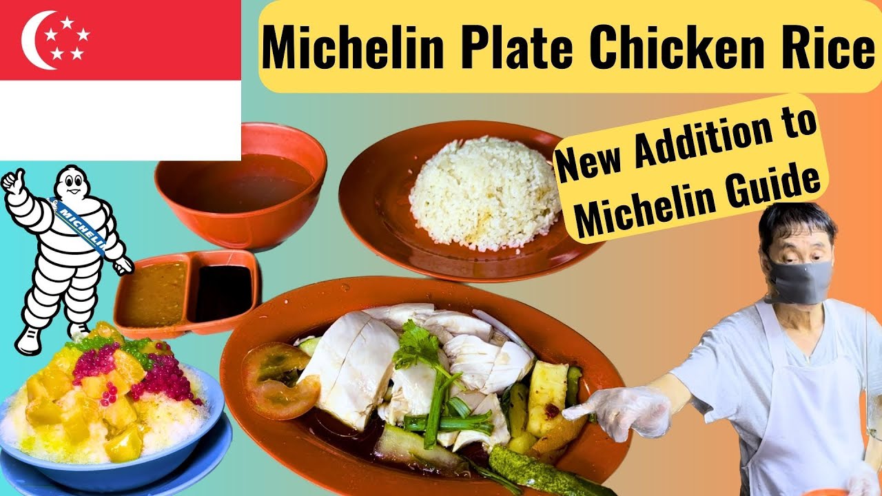 Hidden Gems of Singapore: Cheapest Michelin Guide Hainanese Chicken Rice Set Meal in Hawker Centre