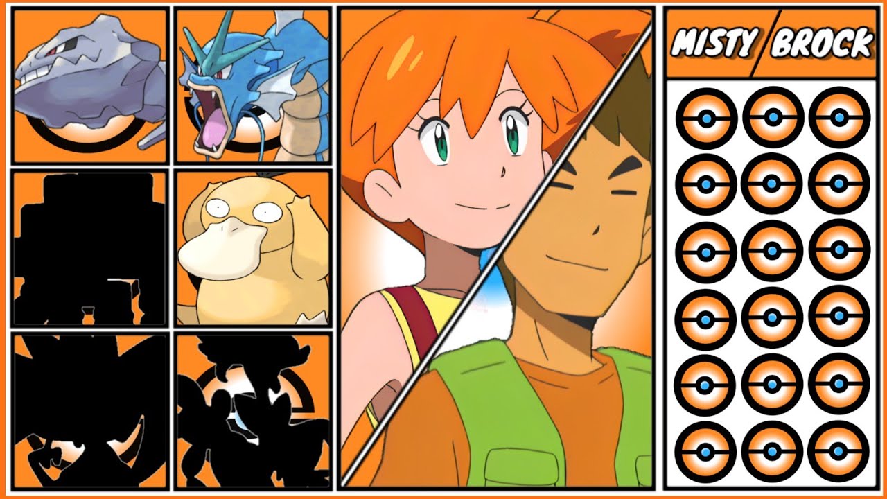 Misty & Brock Paldea Journey Pokémon Team 