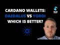 Cardano wallets daedalus vs yoroi which is the right one for you