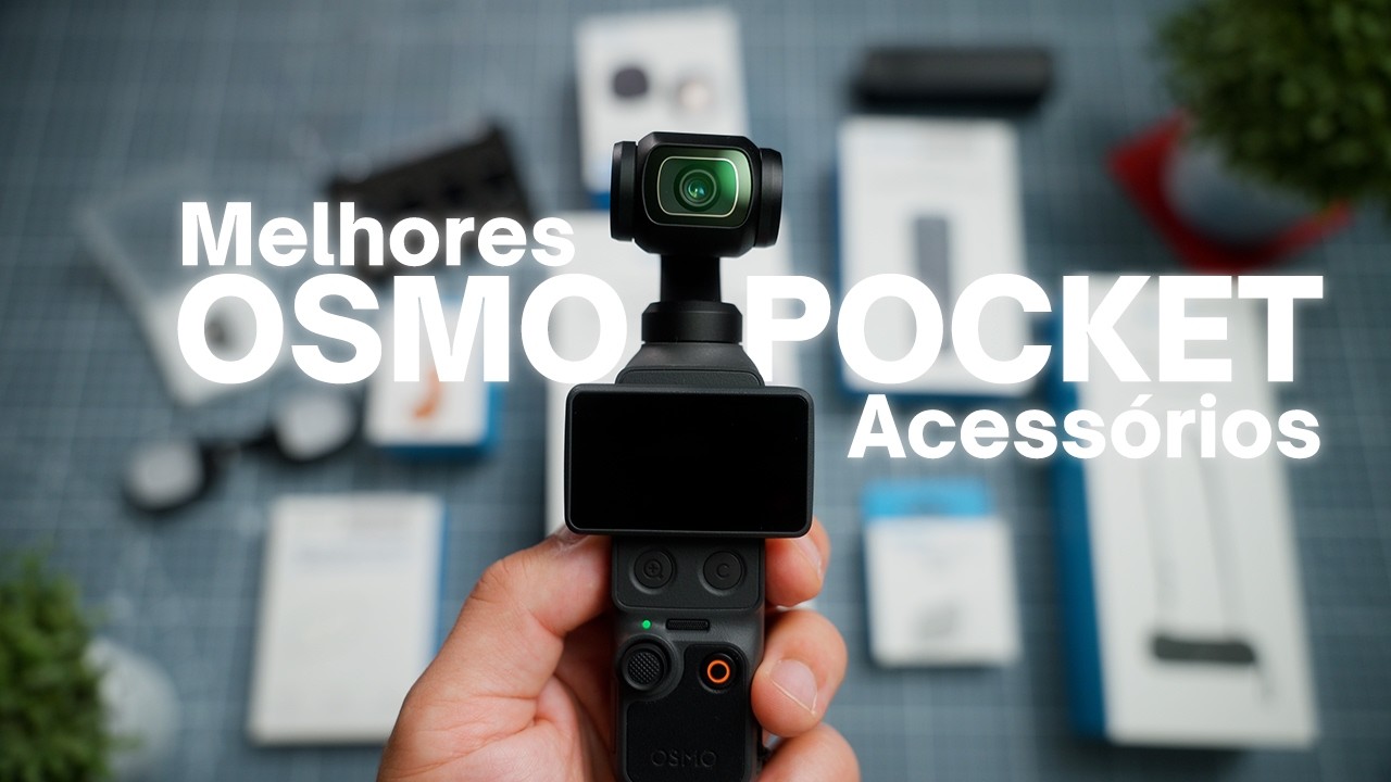 DJI OSMO POCKET 4 COM ESSES ACESSÓRIOS FICA INCRiVEL