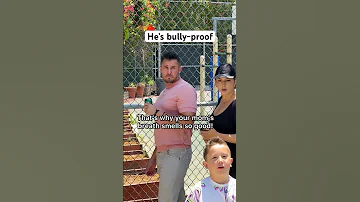 He’s bully-proof #funny #viral #family #fypシ #shorts