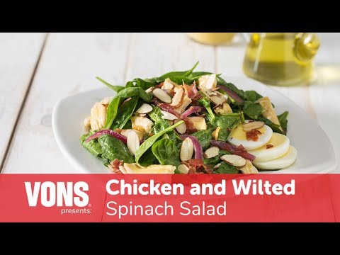 chicken-&-wilted-spinach-salad-|-new-year-recipes-|-vons