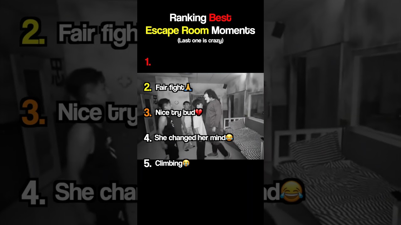 Ranking Best Escape Room Moments 