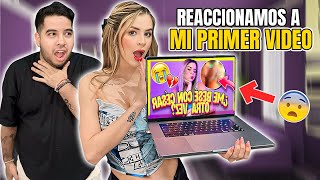 REACCIONAMOS A MI PRIMER VIDEO 😳 | Carol Castro