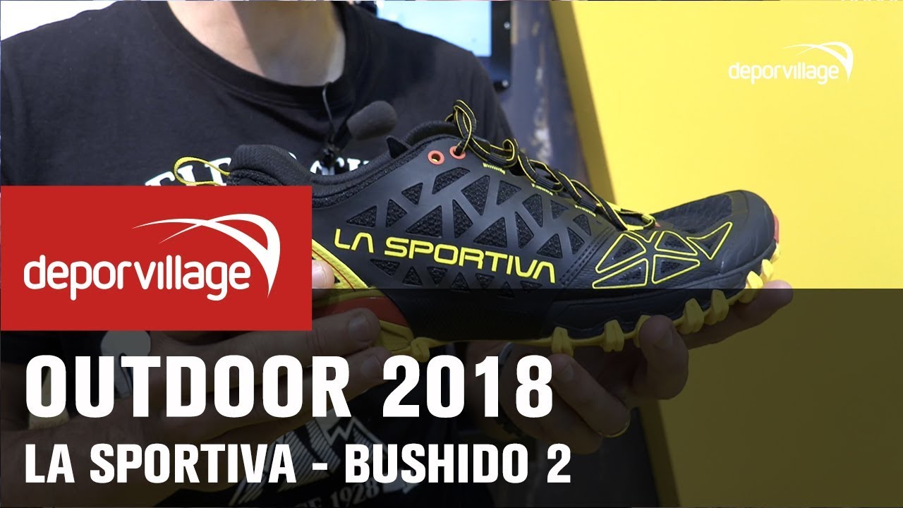 Outdoor 2018 - La Sportiva Bushido 2 trail running shoes - YouTube