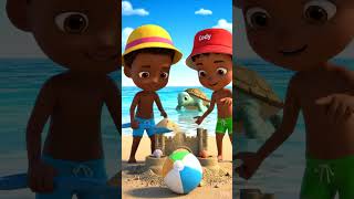 Built it with smiles…lost it with laughter! 🏖️😂 #rightside #kidsentertainment #toddlerfun #familyfun