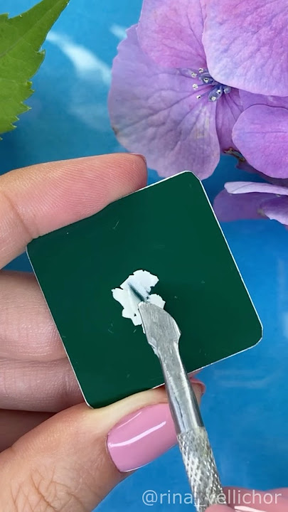 TUTORIAL Miniature hydrangea with air dry clay 🌺 dollhouse miniatures